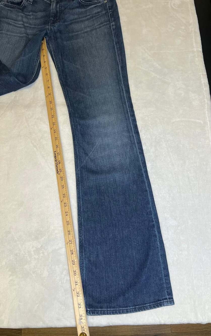 7 For All Mankind Flynt Bootcut Jeans Size 30 - Picture 3 of 11